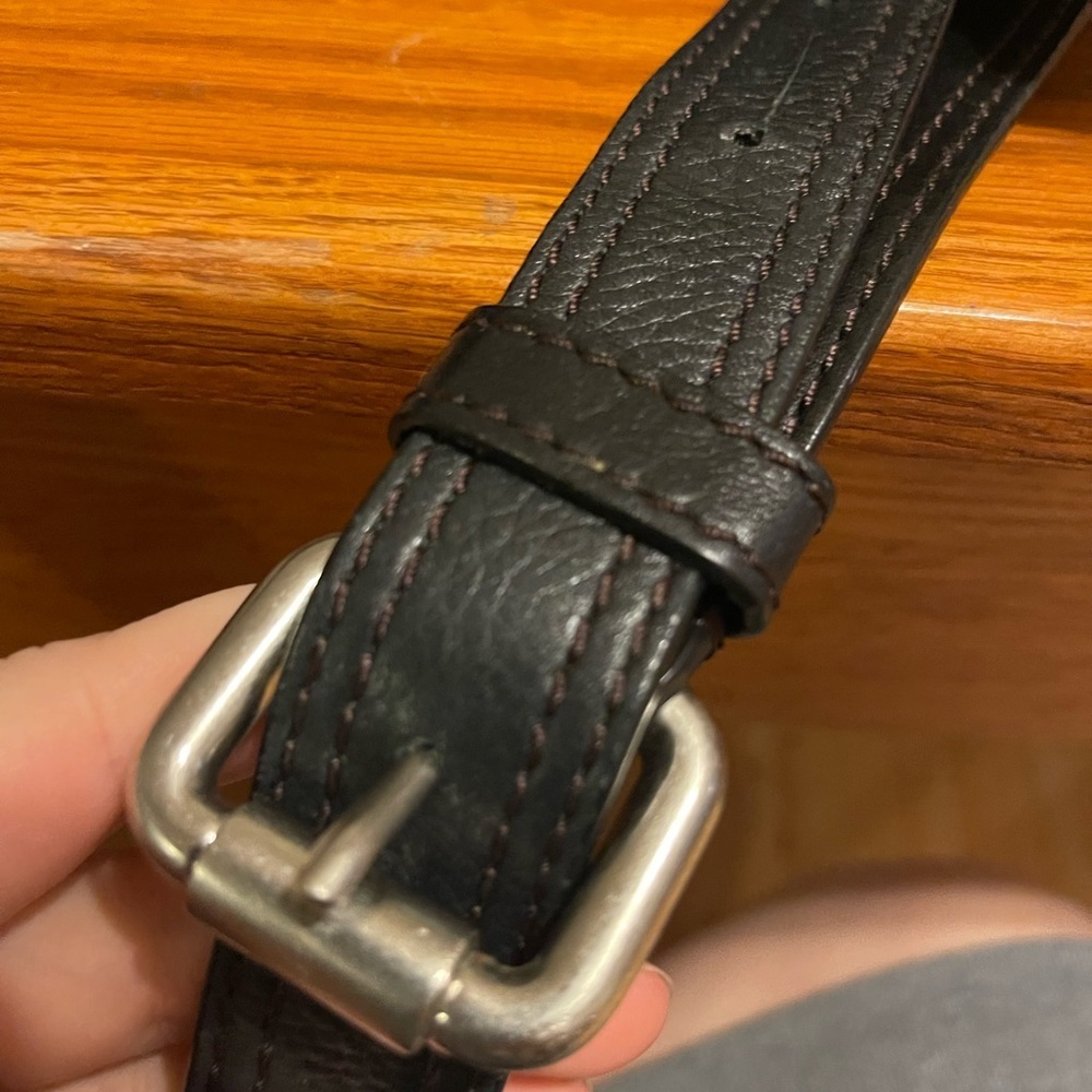 Fossil Vintage Maddox Leather Crossbody Black EUC - Picture 7 of 13